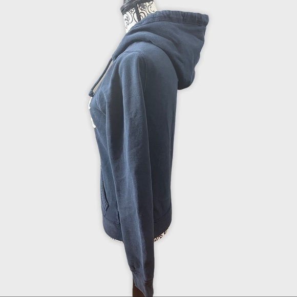 Hollister Navy Blue Pullover Hoodie - Picture 4 of 8